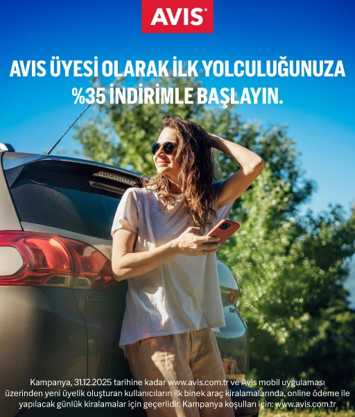 Avis Üyesi Olarak İlk Yolculuğunuza %35 İndirimle Başlayın