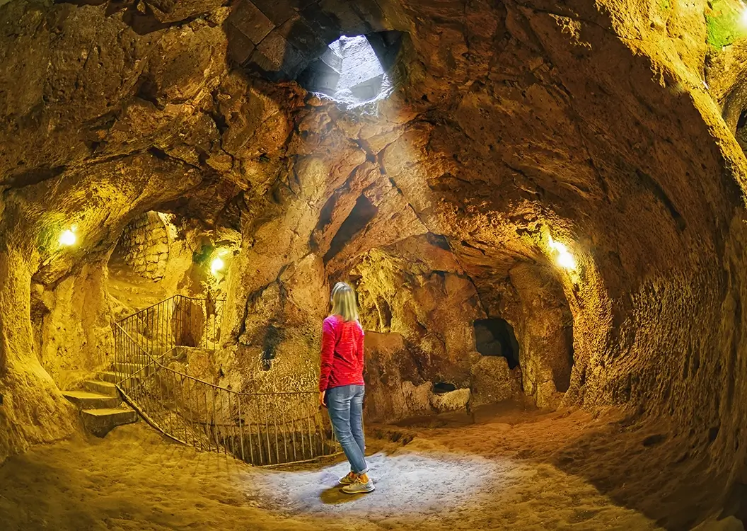yeraltı mağaraları