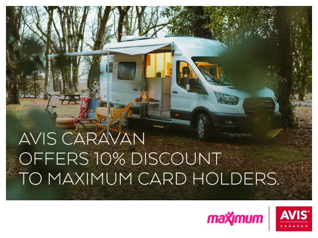 Avis Caravan Opportunity with Maximum Card!