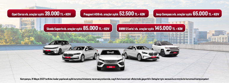 Kurumsal Kiralamalarınızda Ayrıcalıklı Fiyatlar